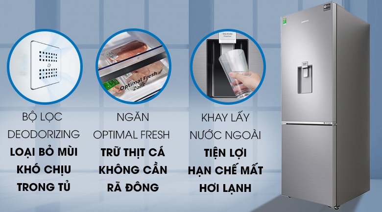 Tủ lạnh Samsung Inverter 307 lít RB30N4170S8/SV - 21