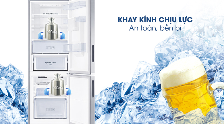 Tủ lạnh Samsung Inverter 307 lít RB30N4170S8/SV - 20