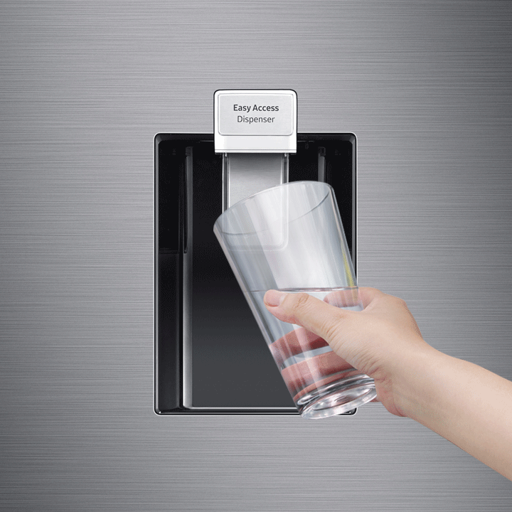 Ngăn lấy nước ngoài - Tủ lạnh Samsung Inverter 307 lít RB30N4170S8/SV