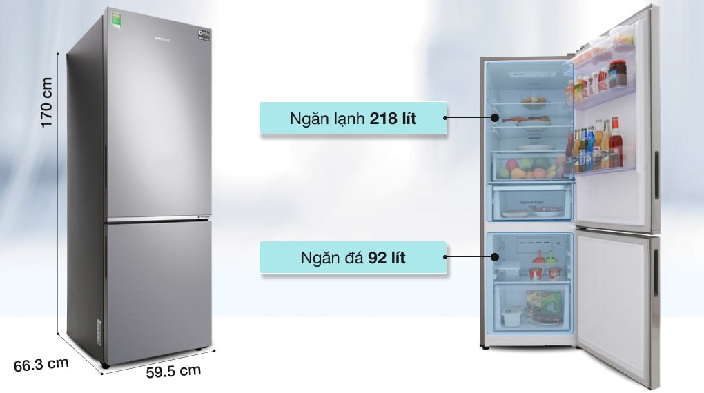 Tủ lạnh Samsung Inverter 310 lít RB30N4010S8/SV - 13