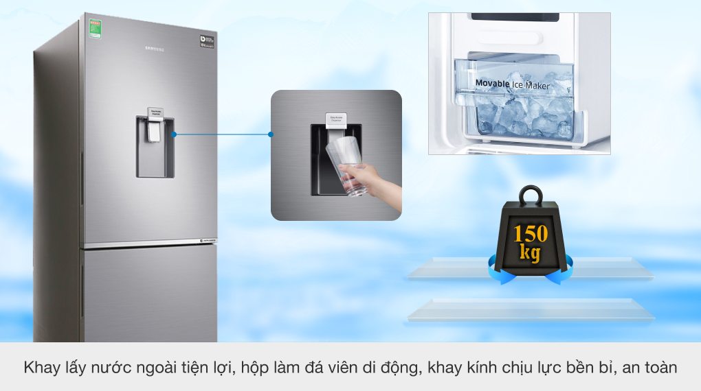Tủ lạnh Samsung Inverter 276 lít RB27N4170S8/SV