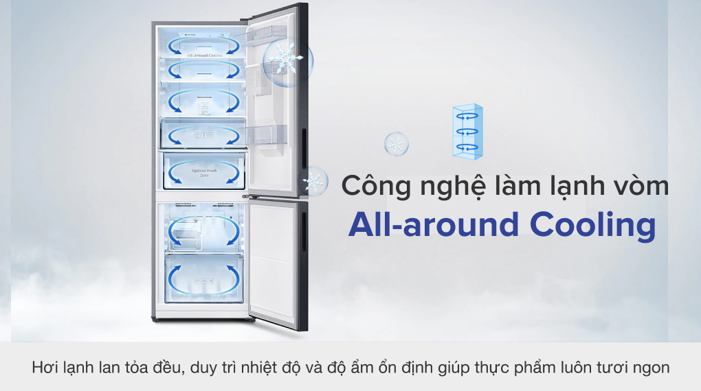 Tủ lạnh Samsung Inverter 276 lít RB27N4170S8/SV