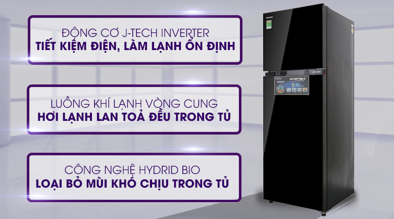 Tủ lạnh Toshiba Inverter 330 lít GR-AG39VUBZ XK1