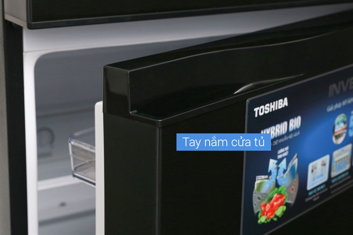 Tủ lạnh Toshiba Inverter 330 lít GR-AG39VUBZ XK1 Màu Đen