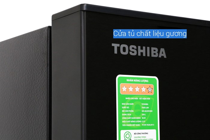 Tủ lạnh Toshiba Inverter 330 lít GR-AG39VUBZ XK1 Màu Đen