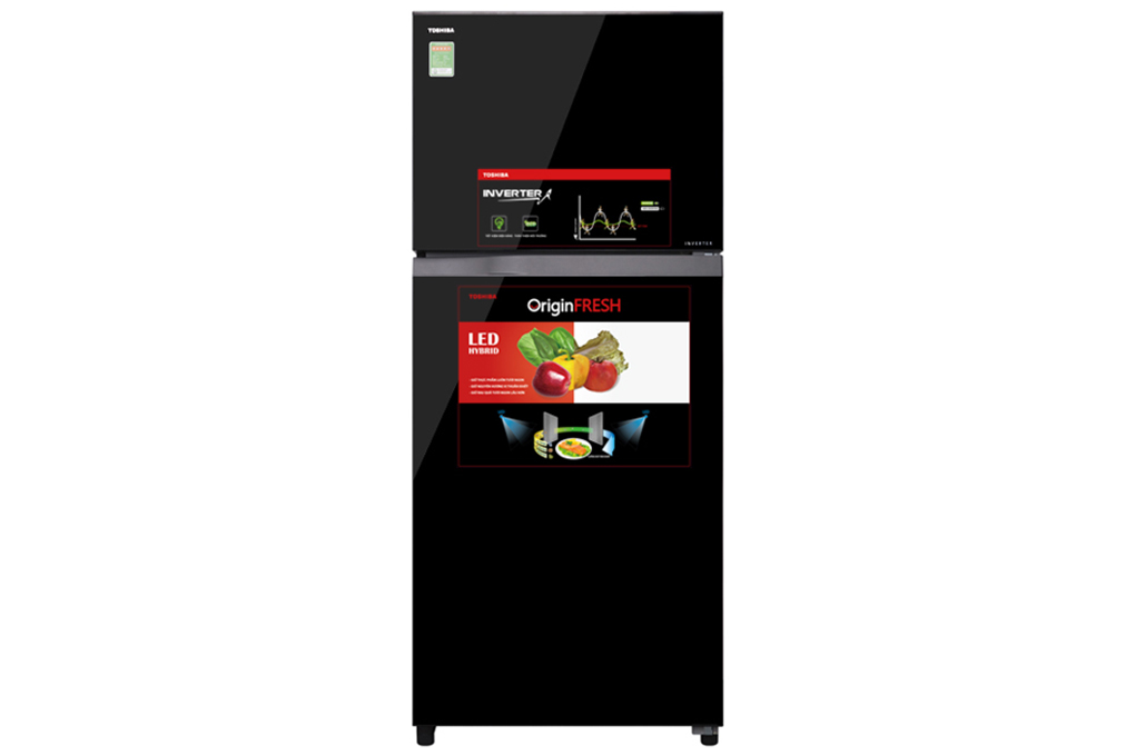 Tủ lạnh Toshiba Inverter 359 lít GR-AG41VPDZ XK1 Màu Đen