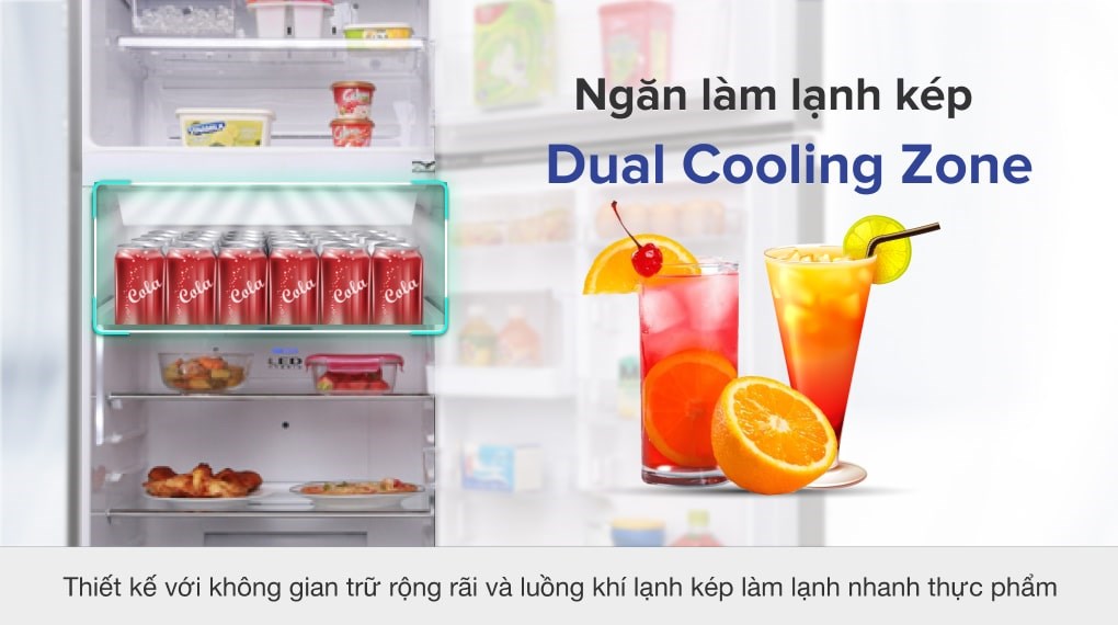 Tủ lạnh Toshiba Inverter 409 lít GR-AG46VPDZ XK1