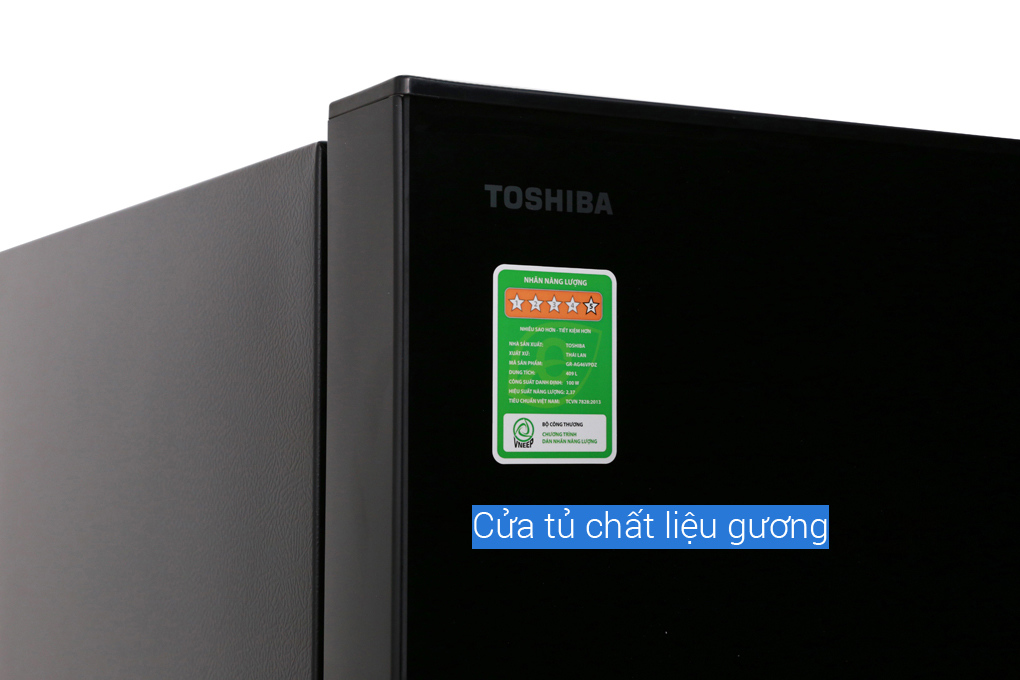 Tủ lạnh Toshiba Inverter 409 lít GR-AG46VPDZ XK1 Màu Đen