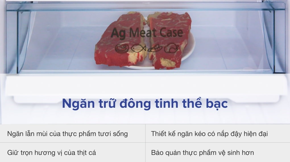 Tủ lạnh Panasonic Inverter 268 lít NR-BL300PKVN