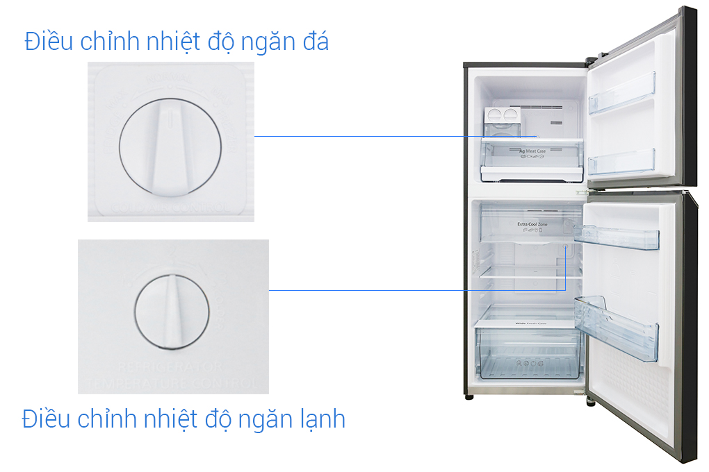 Tủ lạnh Panasonic Inverter 268 lít NR-BL300PKVN Màu Đen