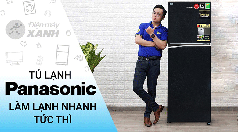 Tủ lạnh Panasonic Inverter 306 lít NR-BL340PKVN
