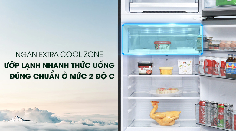 Tủ lạnh Panasonic Inverter NR-BL340PKVN -Ngăn làm lạnh đồ uống