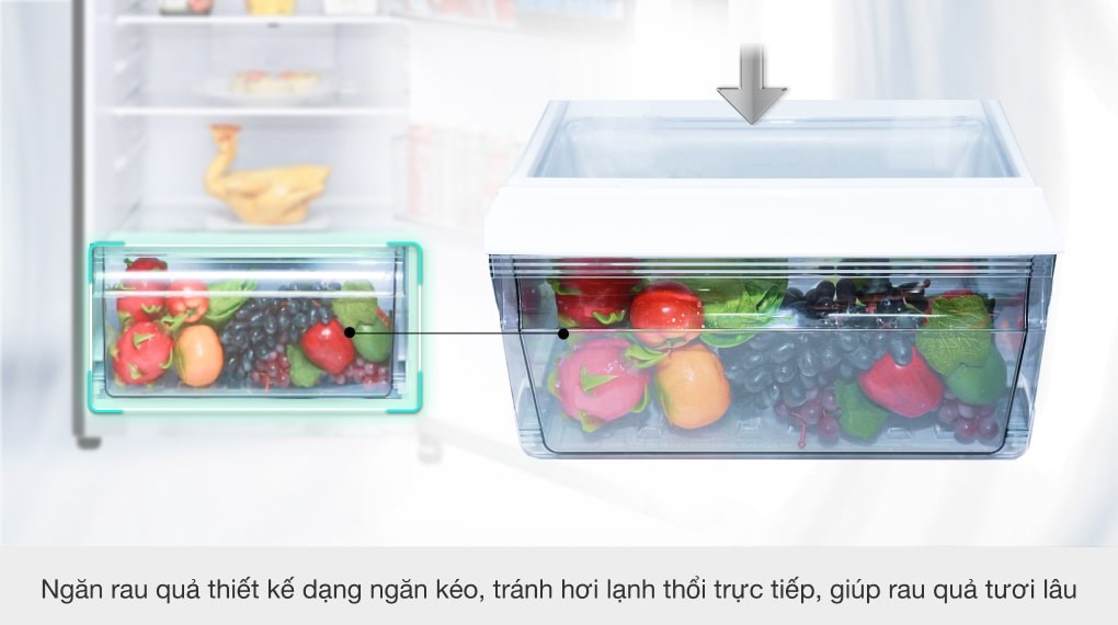 Tủ lạnh Panasonic Inverter 306 lít NR-BL340PKVN