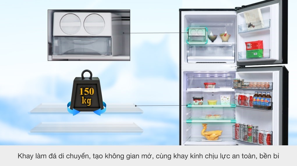 Tủ lạnh Panasonic Inverter 306 lít NR-BL340PKVN