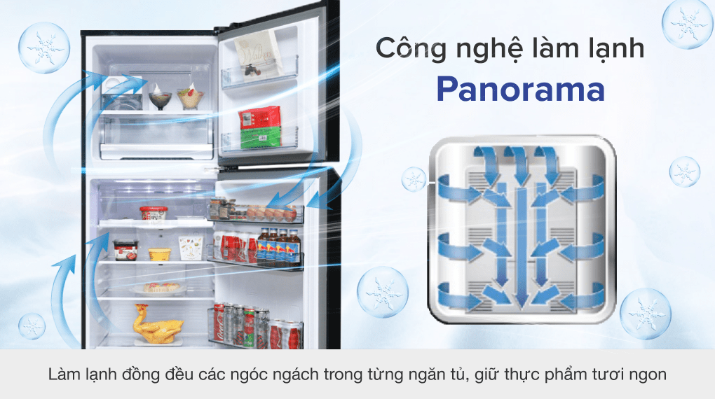 Tủ lạnh Panasonic Inverter 306 lít NR-BL340PKVN
