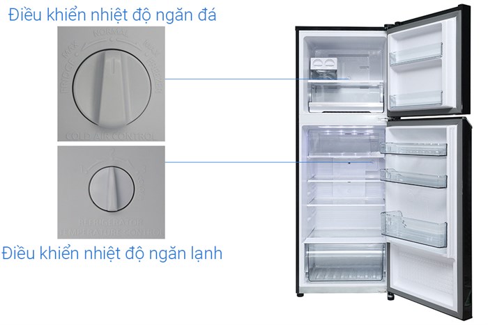 Tủ lạnh Panasonic Inverter 306 lít NR-BL340PKVN Màu Đen