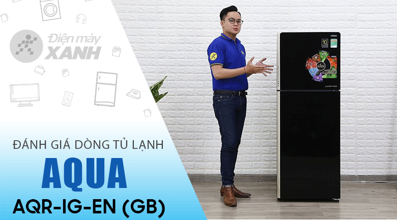 Tủ lạnh Aqua Inverter 270 lít AQR-IG288EN (GB)