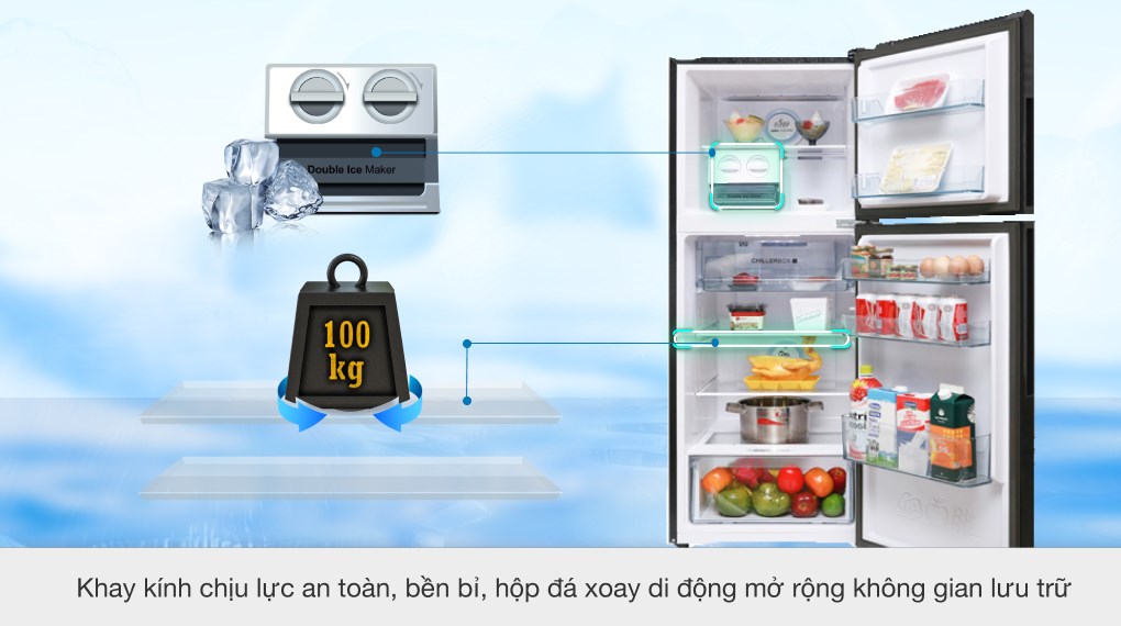 Tủ lạnh Aqua Inverter 235 lít AQR-IG248EN (GB)