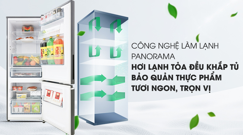 Công nghệ Panorama - Tủ lạnh Panasonic Inverter 290 lít NR-BV328GMV2