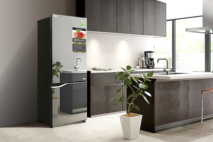 Tủ lạnh Panasonic Inverter 290 lít NR-BV328GMV2 Màu Đen