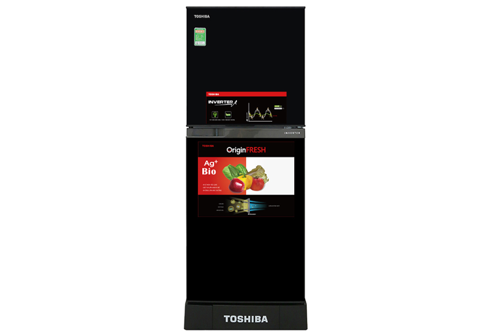 Tủ lạnh Toshiba Inverter 194 lít GR-A25VM (UKG) Màu Đen