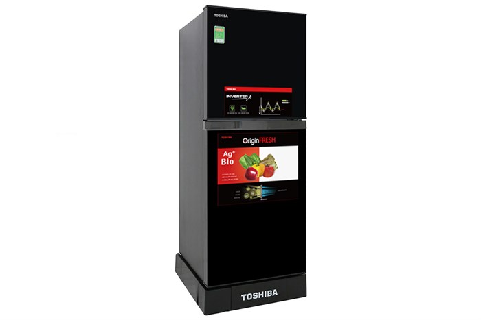 Tủ lạnh Toshiba Inverter 194 lít GR-A25VM (UKG) Màu Đen