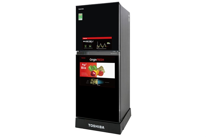 Tủ lạnh Toshiba Inverter 194 lít GR-A25VM (UKG) Màu Đen