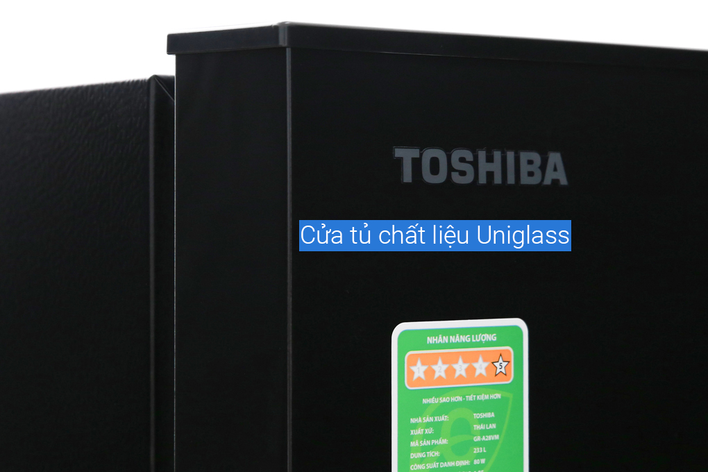 Tủ lạnh Toshiba Inverter 233 lít GR-A28VM(UKG) Màu Đen