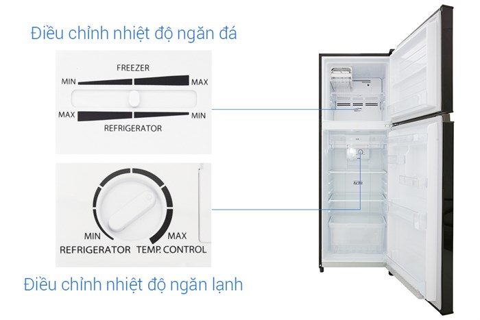 Tủ lạnh Toshiba Inverter 233 lít GR-A28VM(UKG) Màu Đen