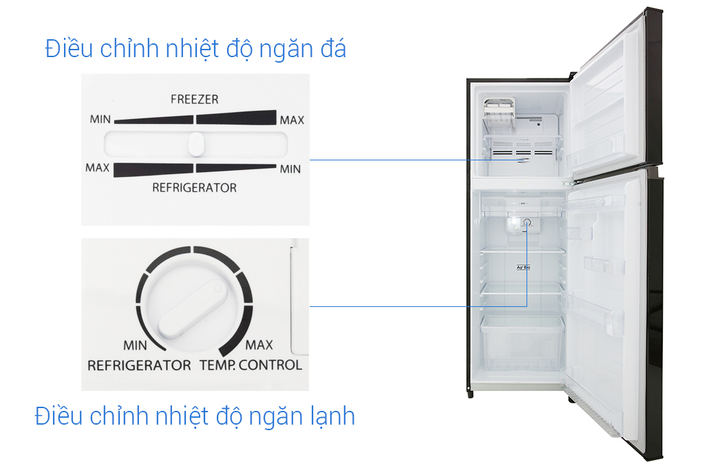 Tủ lạnh Toshiba Inverter 233 lít GR-A28VM(UKG) Màu Đen