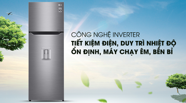 Công nghệ Inverter - Tủ lạnh LG Inverter 315 lít GN-D315PS