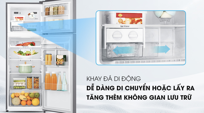 Khay đá di động - Khay đá di động tiện lợi, dễ dàng gia tăng diện tích