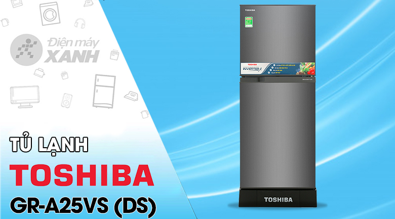 Tủ lạnh Toshiba Inverter 194 lít GR-A25VS (DS)