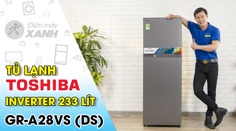 Tủ lạnh Toshiba Inverter 233 lít GR-A28VS (DS)