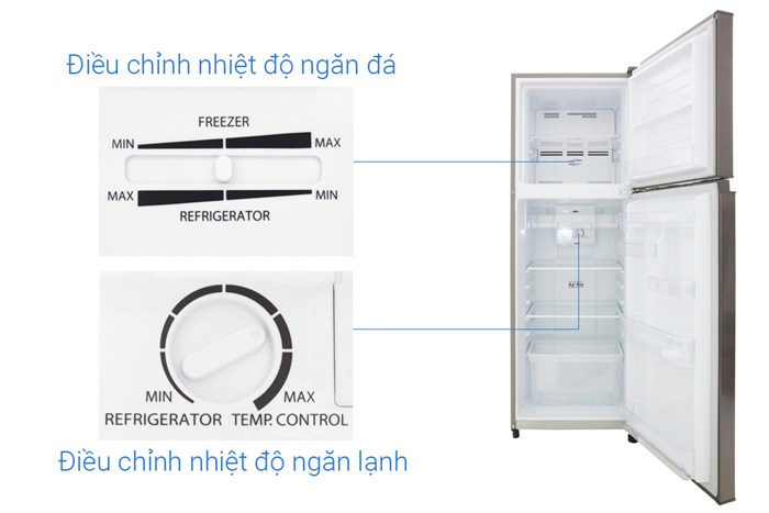 Tủ lạnh Toshiba Inverter 233 lít GR-A28VS (DS) Màu Xám