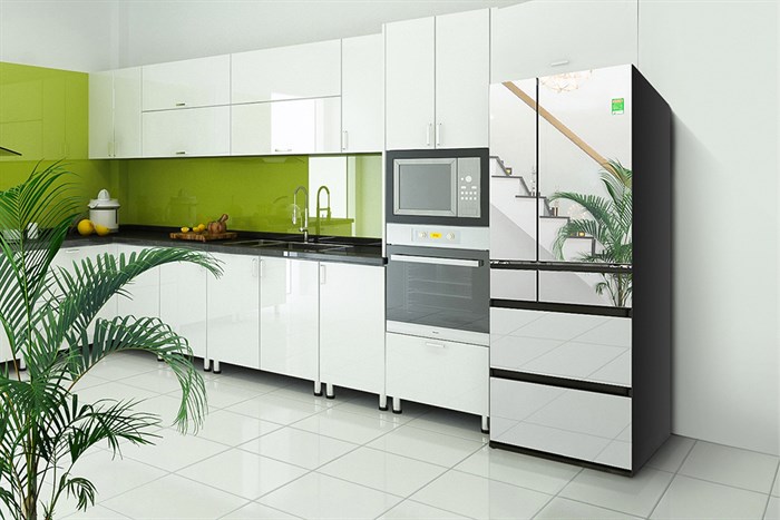 Tủ lạnh Panasonic Inverter 491 lít Multi Door NR-F503GT-X2 Màu Xám nhạt