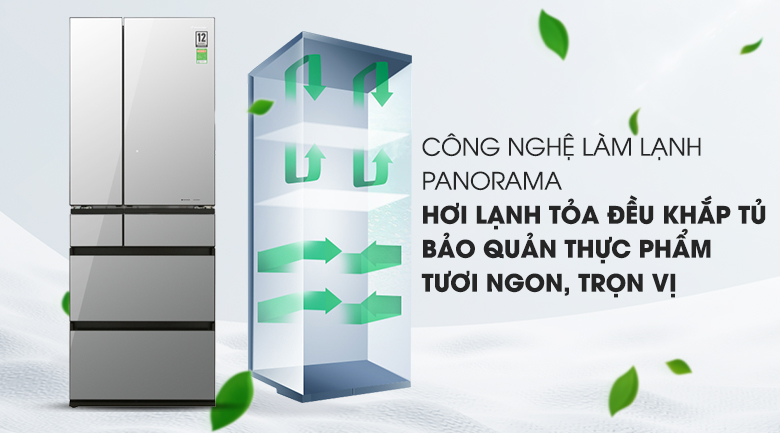 Công nghệ Panorama - Tủ lạnh Panasonic Inverter 589 lít NR-F603GT-X2