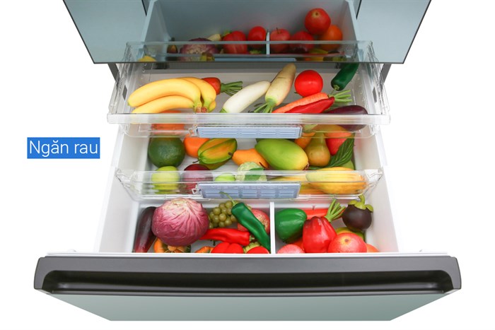 Tủ lạnh Panasonic Inverter 589 lít NR-F603GT-X2 Màu Xám nhạt