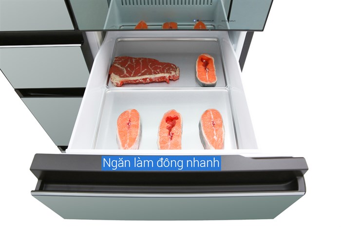 Tủ lạnh Panasonic Inverter 589 lít NR-F603GT-X2 Màu Xám nhạt