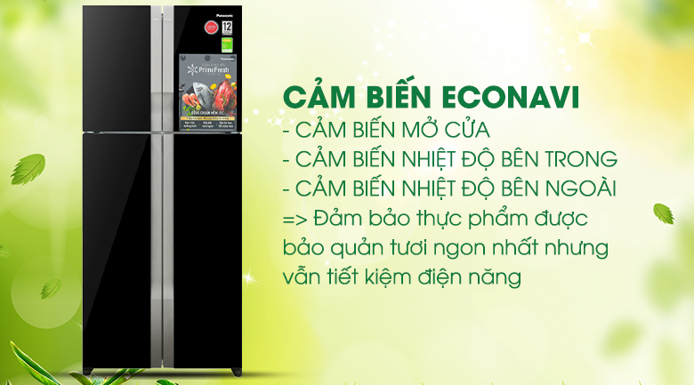 Cảm biến Eco - Tủ lạnh Panasonic Inverter 550 lít NR-DZ600GKVN