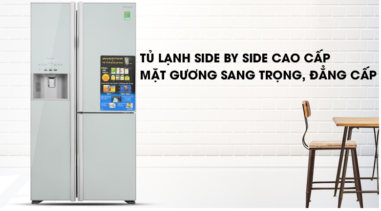 Tủ lạnh Hitachi Inverter 584 lít R-M700GPGV2 GS
