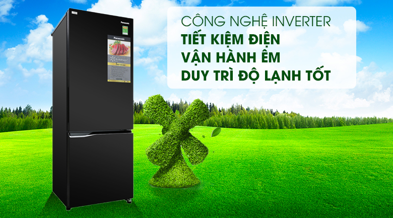 Công nghệ Inverter - Tủ lạnh Panasonic Inverter 290 lít NR-BV329QKV2