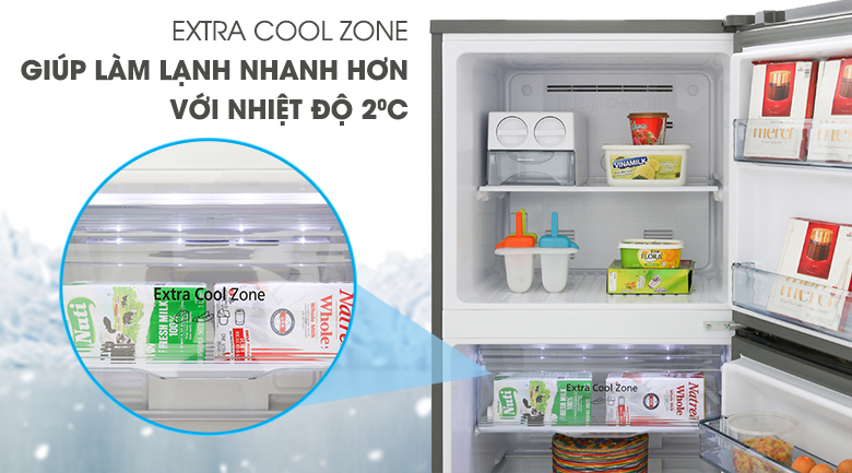 Ngăn làm lạnh nhanh Extra Cool Zone - Tủ lạnh Panasonic Inverter 268 lít NR-BL300PSVN