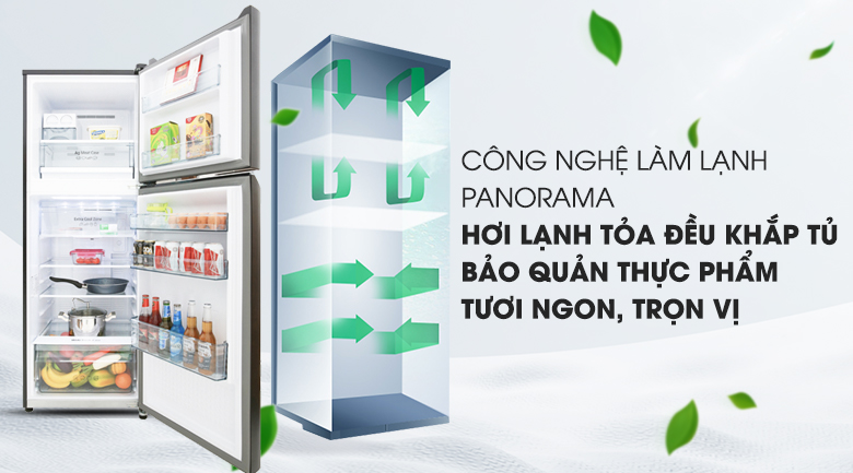 Công nghệ Panorama - Tủ lạnh Panasonic Inverter 306 lít NR-BL340GAVN