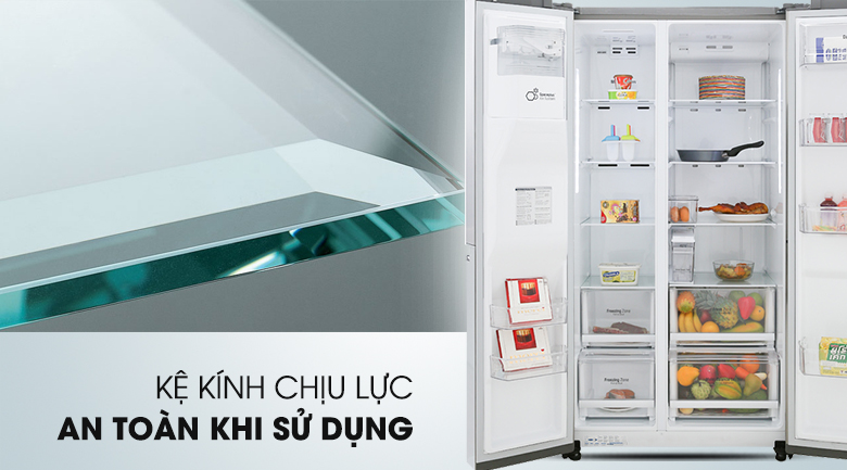 Tủ lạnh LG Inverter 601 lít Side By Side GR-D247JDS - 23