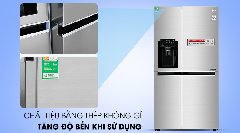 Tủ lạnh LG Inverter 601 lít Side By Side GR-D247JDS - 3
