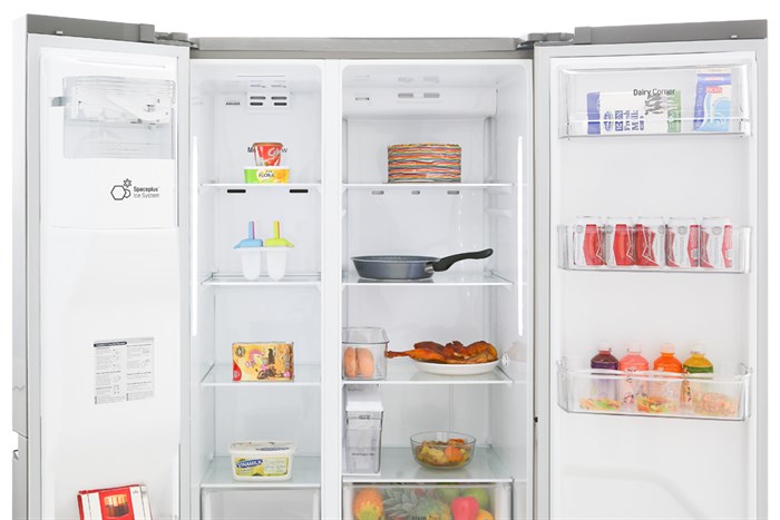 Tủ lạnh LG Inverter 601 lít Side By Side GR-D247JDS Màu Xám