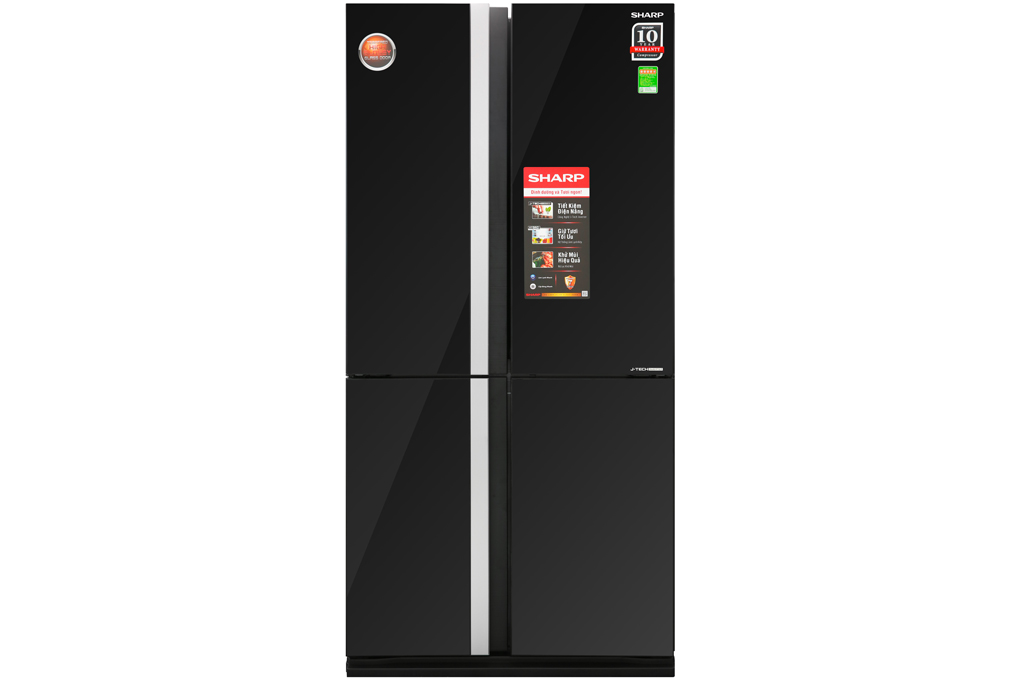 Siêu thị tủ lạnh Sharp Inverter 605 lít SJ-FX688VG-BK