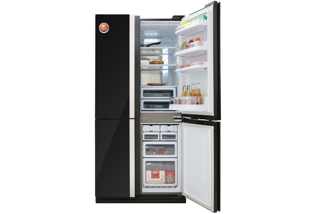 Tủ lạnh Sharp Inverter 605 lít SJ-FX688VG-BK chính hãng