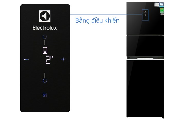 Tủ lạnh Electrolux Inverter 337 lít EME3700H-H Màu Đen